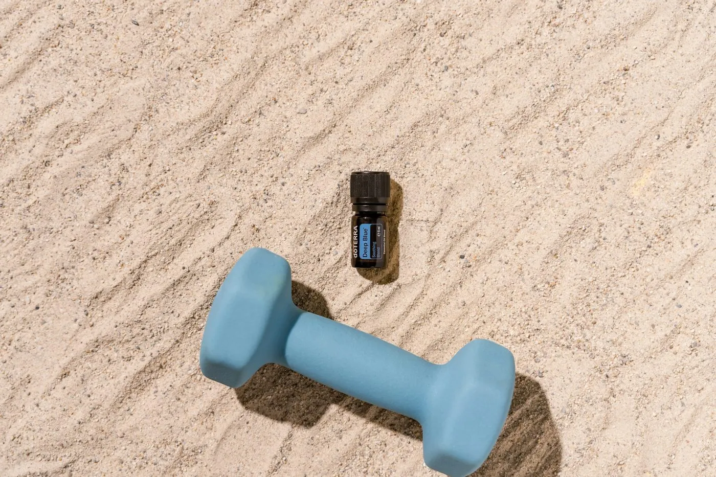 Óleo dōTERRA Deep Blue 5ml — foto de estúdio